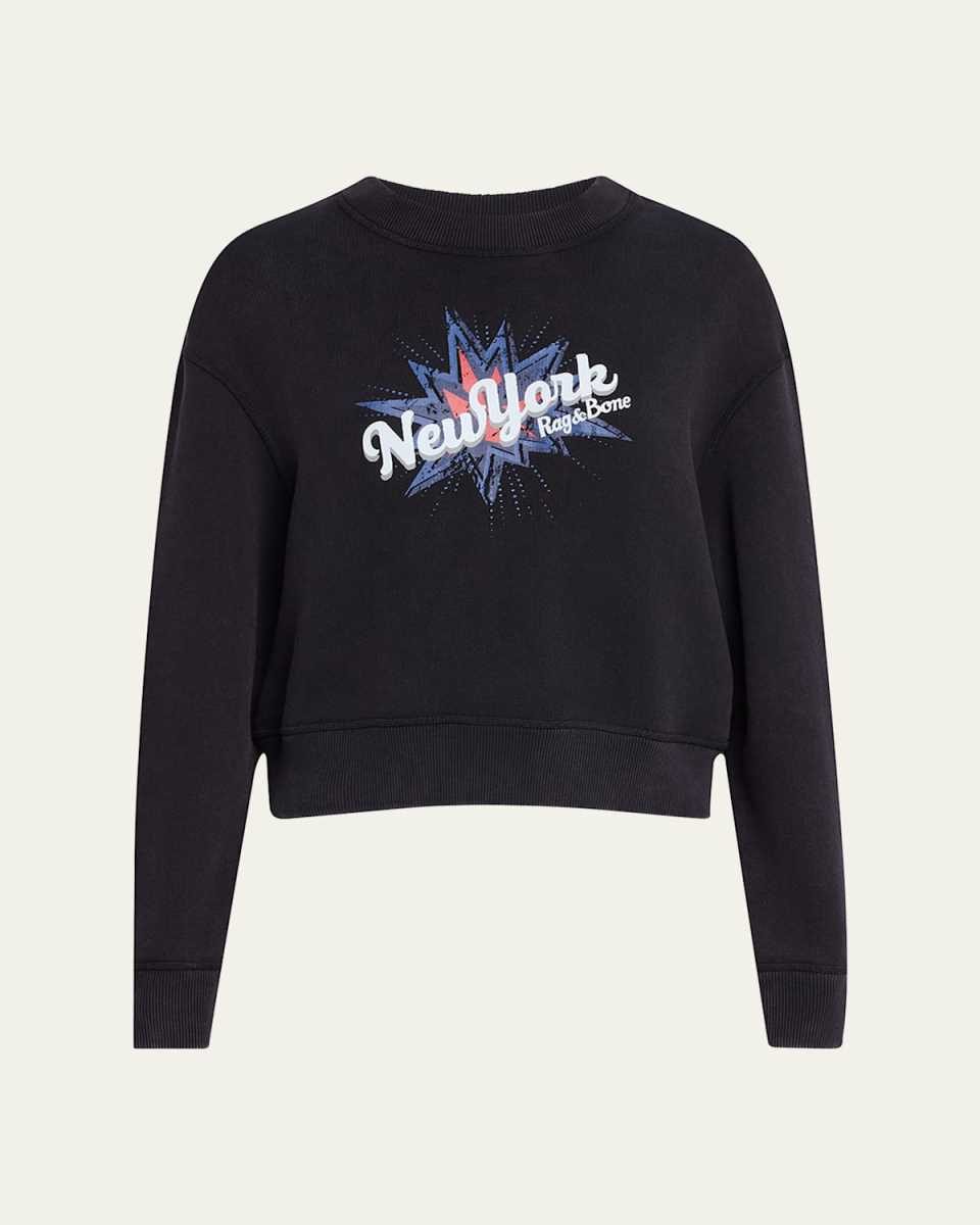 Cropped Vintage New York Sweatshirt